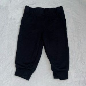 (3 for $10) carters black pants / joggers 9 months gender neutral